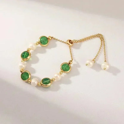 Charmante 4-delige set van modieuze slangen geïnspireerde groene edelstenen armbanden met fonkelende rhinestones – Perfecte metalen armbanden voor vrouwen's verjaardagen, feesten en kerstcadeaus!