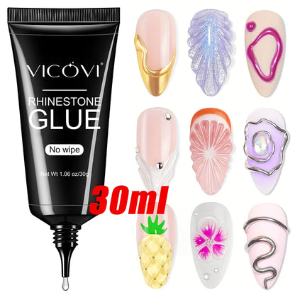 Vibrant Roze, Duidelijke en Witte Solide Builder Gel - Niet-Plakkerige 3D Sculptuur Nagelkunst Gel voor Mooie Hard Gel Verlengingen en DIY Creations