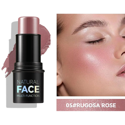 Veelzijdige Make-up Contouring Bronzer Stick - All-in-One Highlighter, Verhelderende Blush en Concealer Crème!