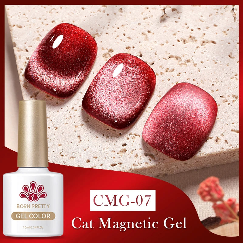 Betoverende Zilveren Maanlicht Kat Magnetische Gel Nagellak - Witte Licht Sprankelende Glitter, Semi- Permanente Nagellak (10ml)