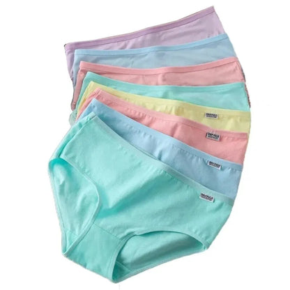 Charmante Plus Size Katoenen Onderbroek Set - 7 Zachte en Sexy Slipjes voor Ultiem Comfort en Stijl!