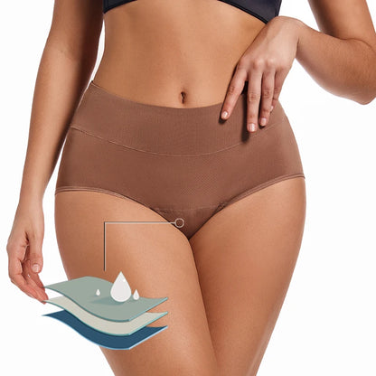 Ultra-absorberende 3-laags menstruatieonderbroek voor ultiem comfort - Ademend, waterdichte slips perfect voor zwangerschap en incontinentie