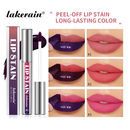 Stralende Roze Peel Off Lippenstain - Langdurig, Waterproof en Transfer Proof voor Moeiteloze Dagelijkse Draagtijd! Perfecte Cosmetische Oplossing voor Vrouwen!