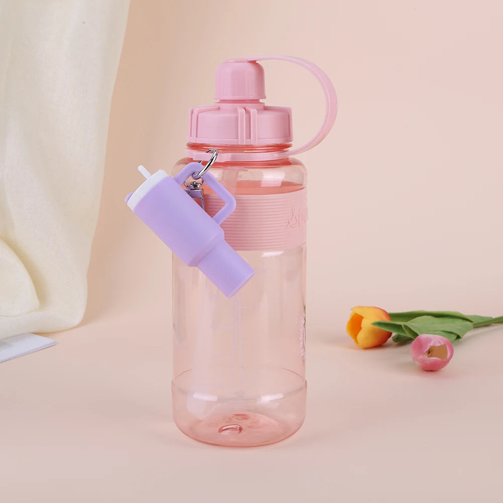 Schattige Mini Tumbler Sleutelhanger - Veelzijdige Chapstick Houder & Charmante Handtas Accessoire voor Schooltassen!