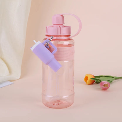 Schattige Mini Tumbler Sleutelhanger - Veelzijdige Chapstick Houder & Charmante Handtas Accessoire voor Schooltassen!