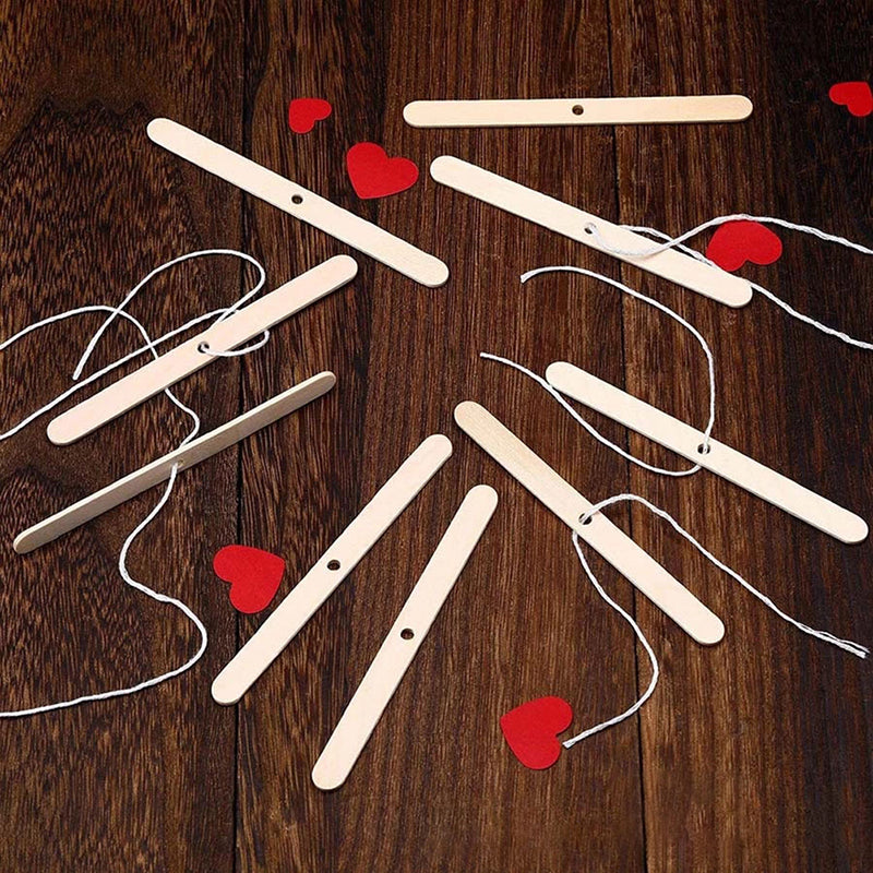 Wooden Candle Wick Holders with Hole Wick Centering Tool for DIY Candle Making Supplies