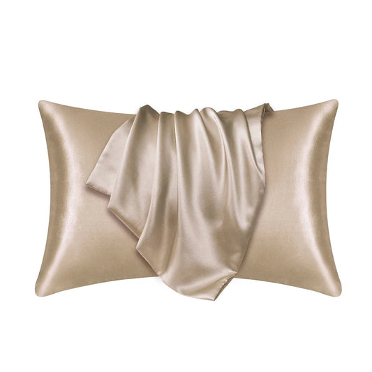 Exquise Nordic Zijde Kussenslopen in Elegante Kleuren - Wit, Zwart, Grijs, Khaki, Blauw, Roze en Zilver - Luxe Beddengoed Covers voor Stijlvolle Huisdecoratie