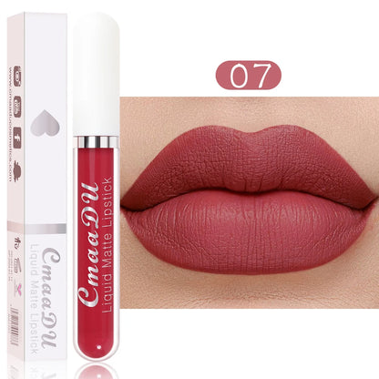 CmaaDu 18 Matte Mist Lip Glaze - Langdurige Waterproof Hydraterende Lipgloss voor een Natuurlijk Gezonde Glimlach