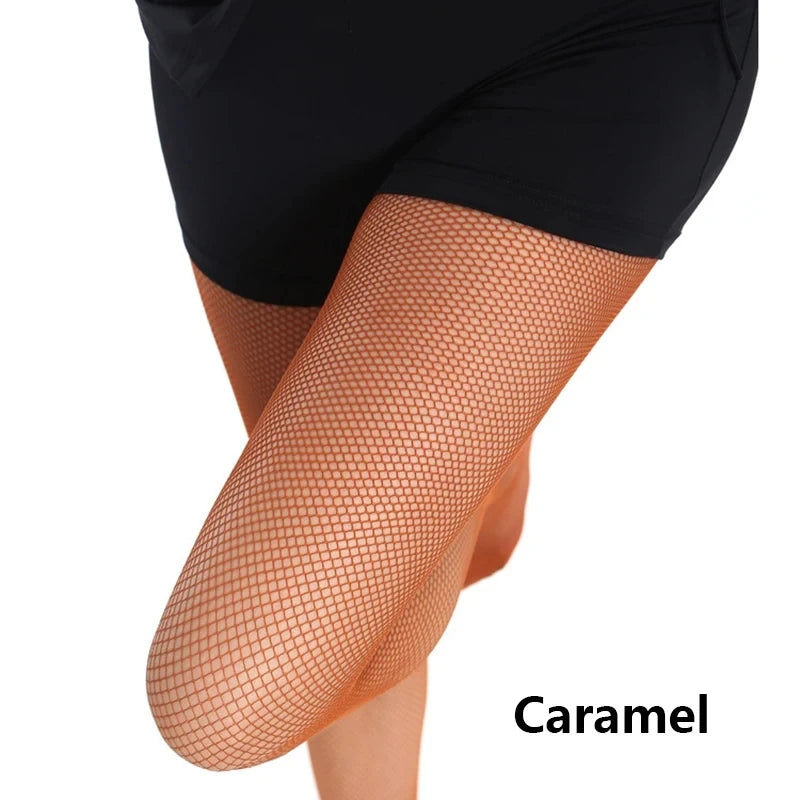 Elegante Naadloze Visnet Panty voor Dames - Perfect voor Latin Dans, Samba en Tango! Ideale Collants Panty voor dagelijks gebruik