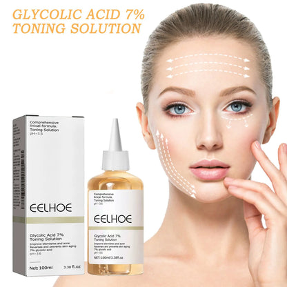 Revitaliserende Glycolzuur Toning Oplossing - 100ml voor een Duidelijkere Huid, Jeugdigheid en Stralende Glans - Perfect Gezichtsverzorging Cadeau