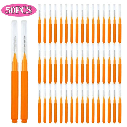 Set van 5/10/50 Mini Wenkbrauw Permanent Borstels - Wegwerp, Buigbare Wenkbrauw Lift Gereedschappen voor Perfecte Wimpers!