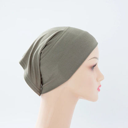 Chic en Stijlvol 56-Kleurige Vrouwen Binnen Hijab Tube Muts - Premium Bamboe Jersey Onderheadscarf voor Moslim Mode
