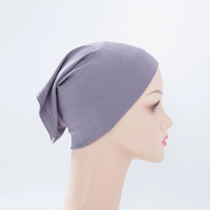 Chic en Stijlvol 56-Kleurige Vrouwen Binnen Hijab Tube Muts - Premium Bamboe Jersey Onderheadscarf voor Moslim Mode