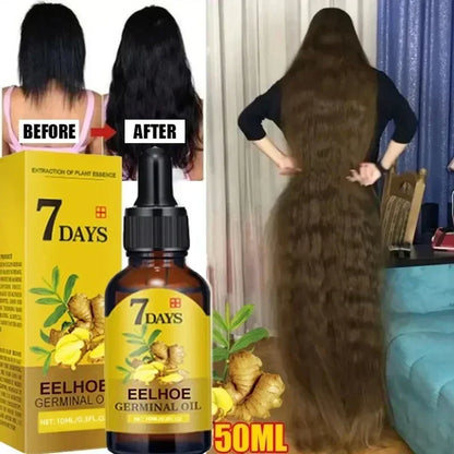 Revitaliseer je haar met onze 7-dagen gembergroei-elixer: anti-haaruitval conditioneringsbehandeling en voedend hoofdhuidserum!