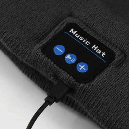 Slimme Draadloze Bluetooth Beanie: Outdoor Sportpet met Stereo Speakers, LED Licht en Ingebouwde Microfoon