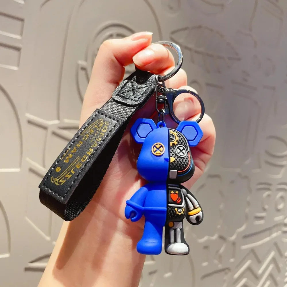 Schattige Cartoon Beer Sleutelhanger - Gepersonaliseerd Schattig Niche Pop Pendant voor Tassen en Accessoires - Perfect Decoratief Cadeau!