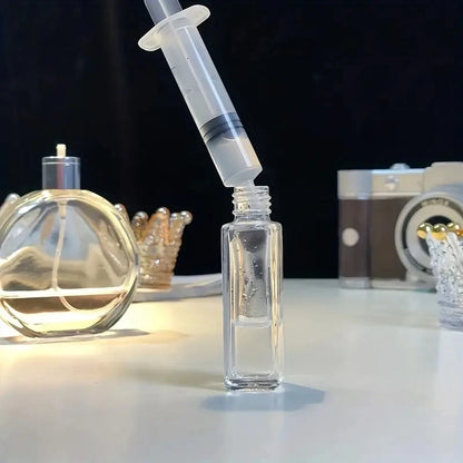 Nauwkeurige 10ML Spuitdispenser voor Cosmetica en Geuren - Levensbestendig Ontwerp, Transparante Metingen, Perfect voor Precise Vloeistofdistributie