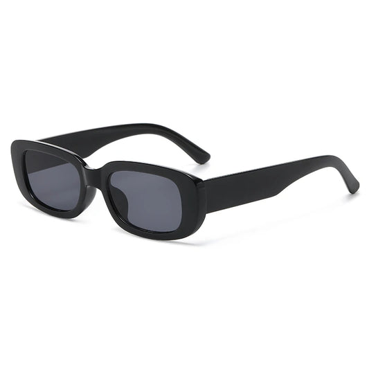 Stijlvolle Rechthoekige Retro Zonnebril voor Mannen en Vrouwen - Vintage UV400 Zonnebril Perfect voor Zomer Stranduitstapjes!