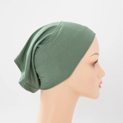 Chic en Stijlvol 56-Kleurige Vrouwen Binnen Hijab Tube Muts - Premium Bamboe Jersey Onderheadscarf voor Moslim Mode