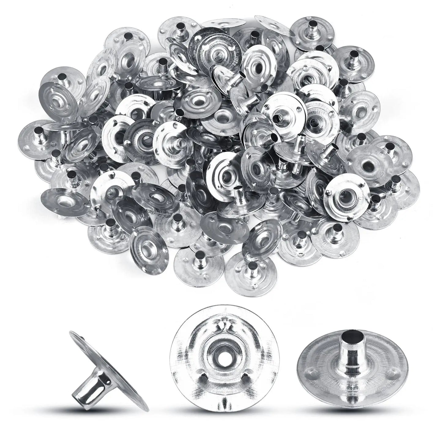 Candle Wicks with Sustainers | Pre-Tabbed Cotton Wicks for Candle Making | Multiple Lengths & Bulk Packs