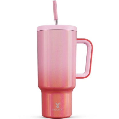Meoky 40oz RVS Reistumbler - Stijlvolle Multi-Prints, Lekvrij Ontwerp, Perfect voor Koffie, Water en Cadeaus voor Onderweg!