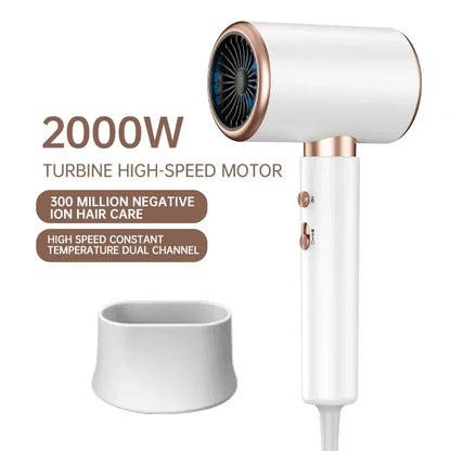 F33 T821 Pro Haardroger - Veelzijdige Hot & Cold Luchtborstel, Krachtige 2400W Ionische Föhn voor Salonkwaliteit Resultaten
