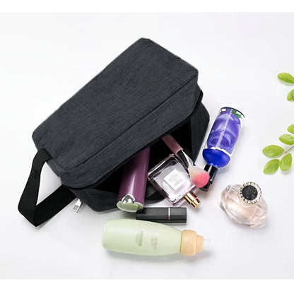 Premium Grote Capaciteit Waterdichte Hangende Toilettas - Stijlvolle Grijze Reisinrichtings Organizer voor Mannen en Vrouwen - Perfecte Oplossing voor Badkameropslag (1 Stuk)