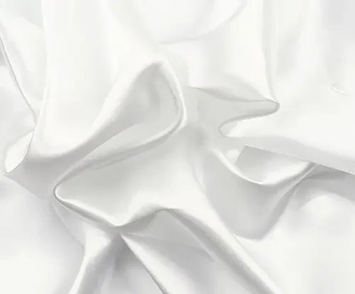 Satin Imitation Silk Fabric 150cm Wide Polyester Lining Cloth for Dresses Decor DIY Sewing by Meter