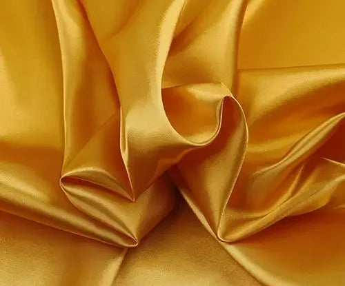 Satin Imitation Silk Fabric 150cm Wide Polyester Lining Cloth for Dresses Decor DIY Sewing by Meter