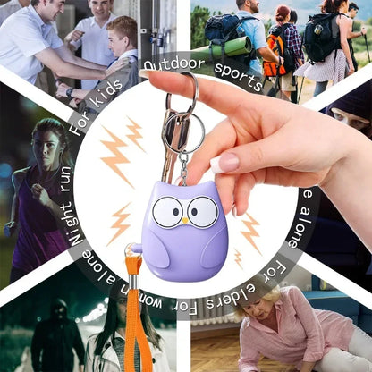 Versterk uw veiligheid met een 130dB persoonlijk zelfverdedigingsalarm – Ideale sleutelhanger sirene voor vrouwen en meisjes!