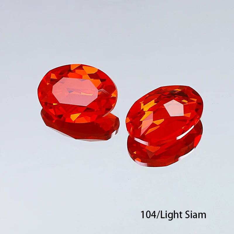 Oval K9 Crystal Pointback Rhinestones 10x14mm 13x18mm Glass Fancy Stones for Jewelry Making Nail Art Garment Decor