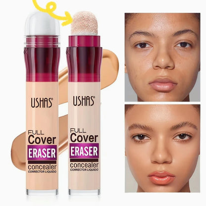 Transformeer je uitstraling met de USHAS 12-kleuren sponskop concealer – Perfect voor het verbergen van donkere kringen, sproeten en acne voor een vlekkeloze natuurlijke finish!