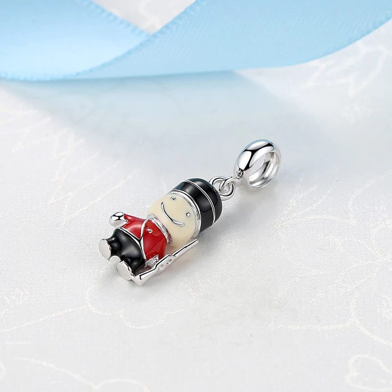 925 Sterling Silver London Bus Charm Bead