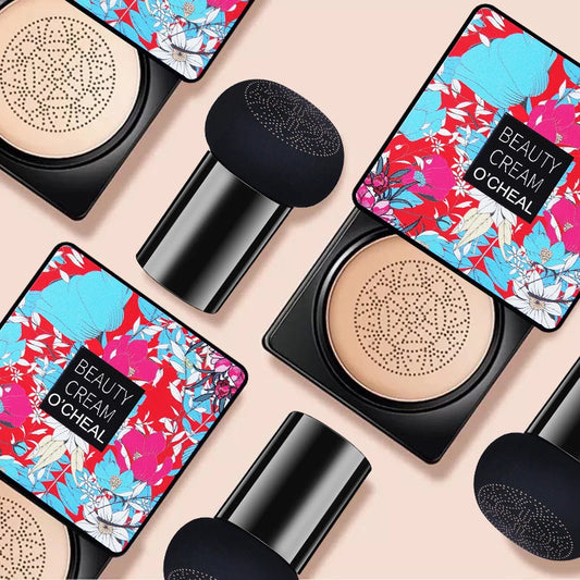 Revitaliseer je glans met Mushroom Head CC Cream Foundation - Oliecontrole, verhelderend en hydraterend make-up perfect voor een vlekkeloze afwerking!