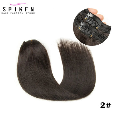 Sappige Jet Zwarte 100% Menselijke Haar Clip-In Extensions - Remy Kwaliteit, 30-60 Centimeter, Volledige Hoofdset (7 Stukken)