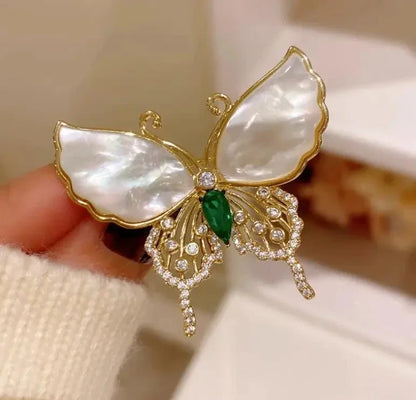 Prachtige paarse lavendel kristallen strass broche - Elegante bloemenpin voor jassen & luxe sieraad cadeau voor haar