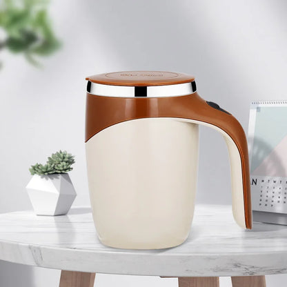Revolutionaire Elektrische Roerbeker – Oplaadbare, Draagbare RVS Koffiemixer met Magnetische Rotatie voor Moeiteloze Thuisgenot