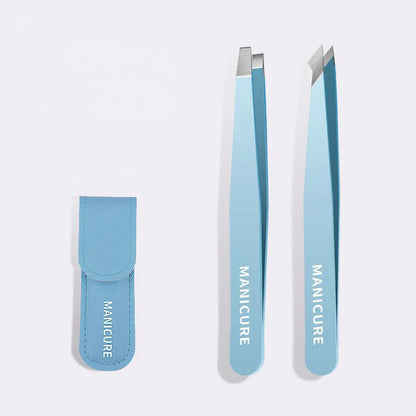 Roestvrijstalen pincet, gekleurd en elegant, ideaal voor het verwijderen van fijne haartjes - Onmisbaar make-up hulpmiddel!