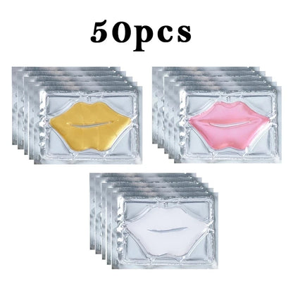 Vernieuw je Glimlach: 50 stuks Collageen Lippenmaskers voor Ultieme Hydratatie en Voedende Verzorging – Gel Patches voor Stevige, Mooie Lippen!