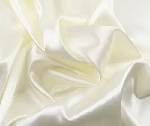 Satin Imitation Silk Fabric 150cm Wide Polyester Lining Cloth for Dresses Decor DIY Sewing by Meter