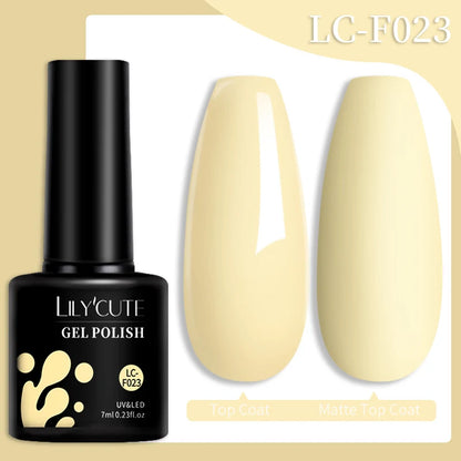 LILYCUTE 7ML Snelle-Extensions Nagelgel - Semi-permanente Acryl Kristalwit & Helder Nude Nagellak voor Prachtige UV Opbouw