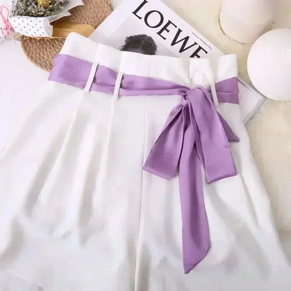 Chic 190x5cm Dames Smalle Sjaal - Elegante Effen Kleur Chiffon Zijde in Levendig Rood met Veelzijdige Stylingmogelijkheden: Knoop, Taslint, Haarband of Choker!