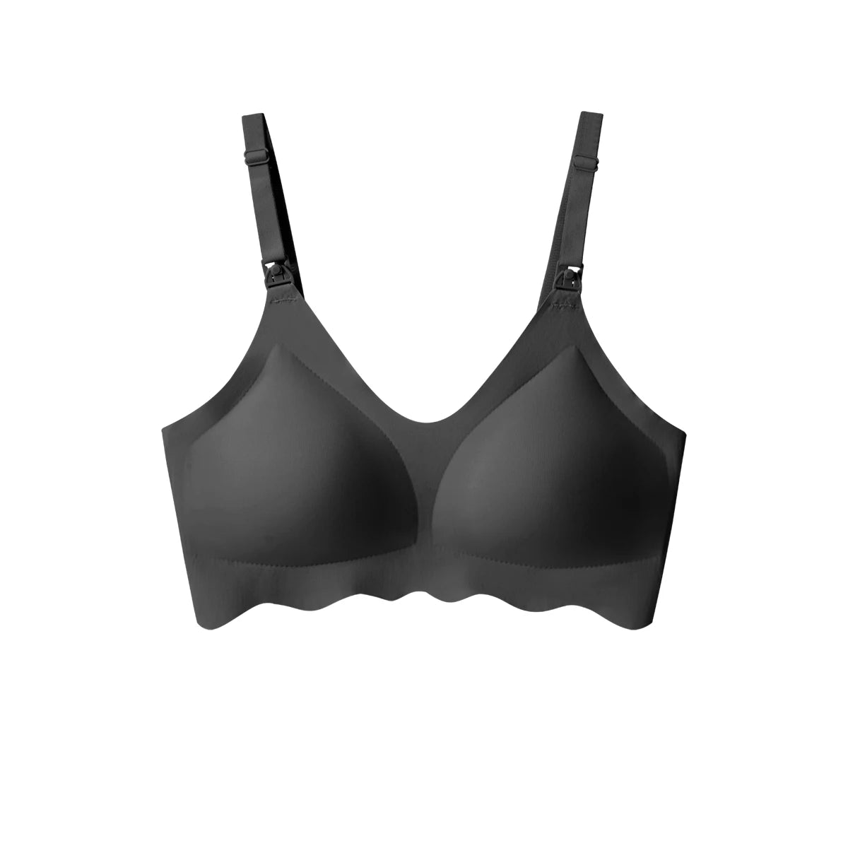 Ultimate Comfort Dames Naadloze en Ademend Ultra-Dunne Borstvoedingsbeha met Afneembare Kenmerken