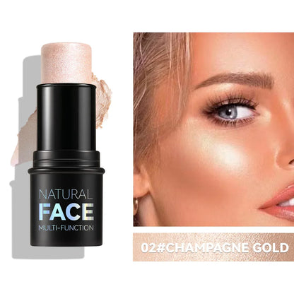 Veelzijdige Make-up Contouring Bronzer Stick - All-in-One Highlighter, Verhelderende Blush en Concealer Crème!