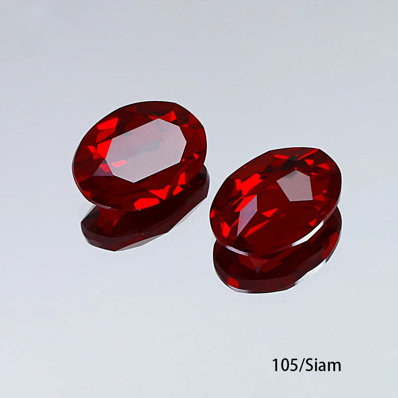 Oval K9 Crystal Pointback Rhinestones 10x14mm 13x18mm Glass Fancy Stones for Jewelry Making Nail Art Garment Decor