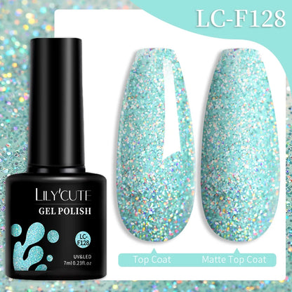 LILYCUTE 7ML Snelle-Extensions Nagelgel - Semi-permanente Acryl Kristalwit & Helder Nude Nagellak voor Prachtige UV Opbouw