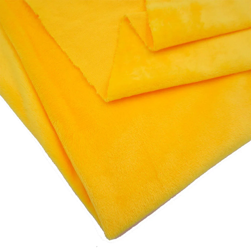 Super Soft Plush Minky Fabric Solid Color Fleece for Dolls Toys DIY Sewing Patchwork Home Textile