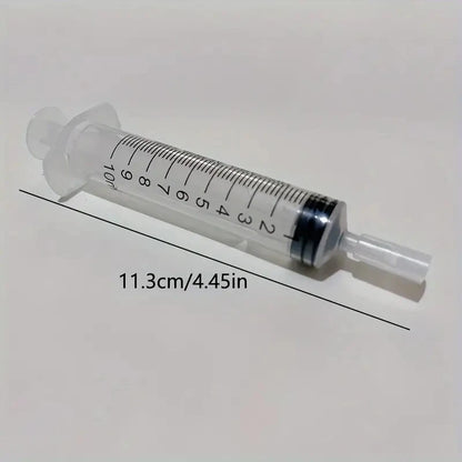 Nauwkeurige 10ML Spuitdispenser voor Cosmetica en Geuren - Levensbestendig Ontwerp, Transparante Metingen, Perfect voor Precise Vloeistofdistributie