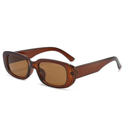Chic Cat Eye Zonnebril voor Vrouwen - Trendy Klein Frame met Unieke Concaaf Vorm Perfect voor Street Style!