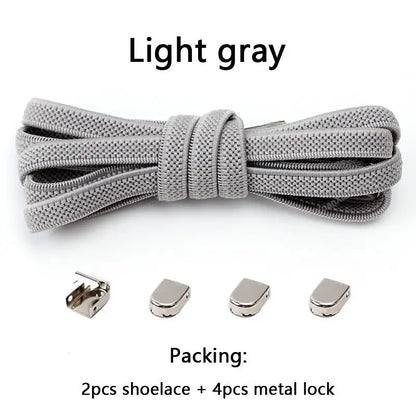 Moeteloze Elastische Geen-Knoop Veters voor Sneakers - Perfecte Pasvorm voor Kinderen en Volwassenen!